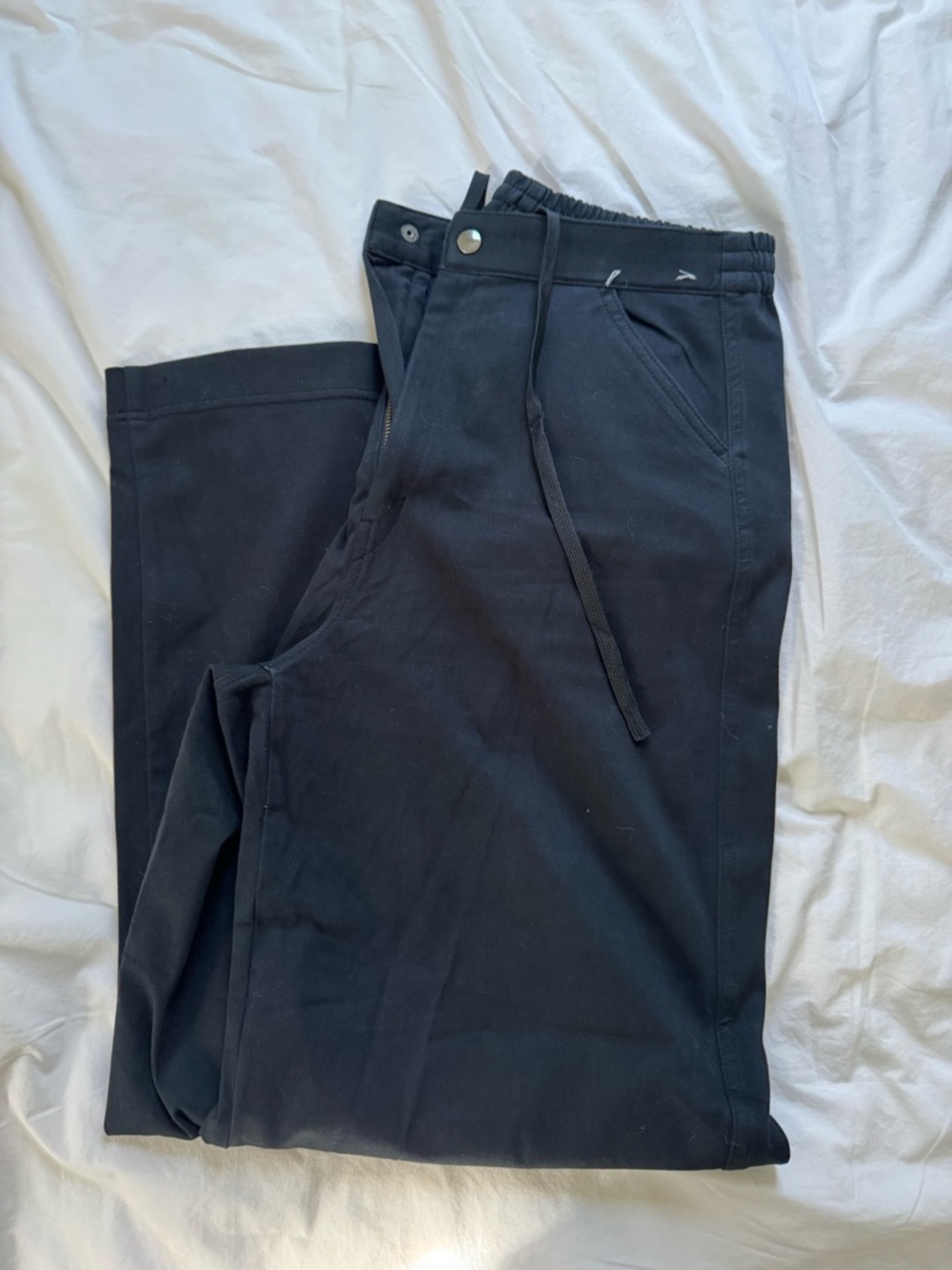 Women’s Black Drawstring Casual Pants